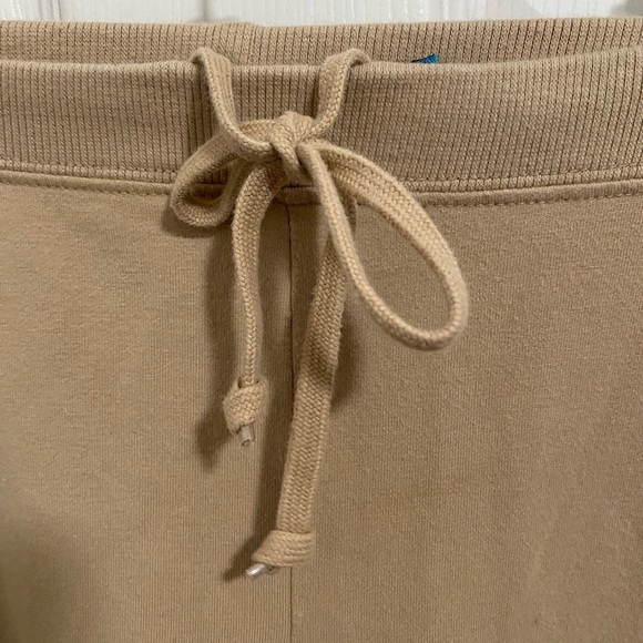 TeeCo Draw String Tan Sweat pants with side buttons on leg - Picture 5 of 7